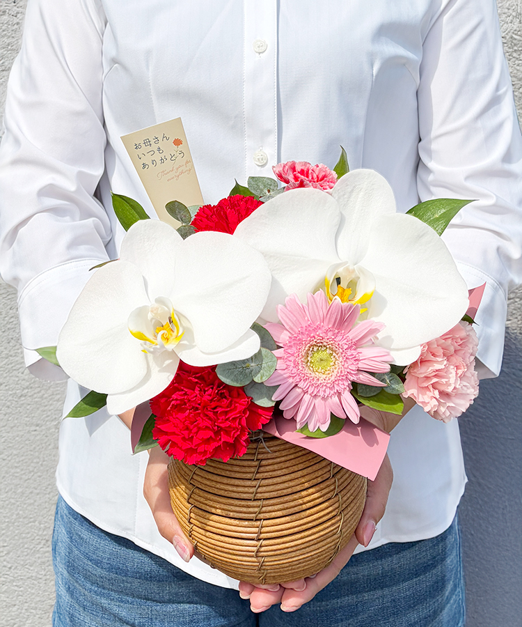 季節のアレンジ　Thanks Mom