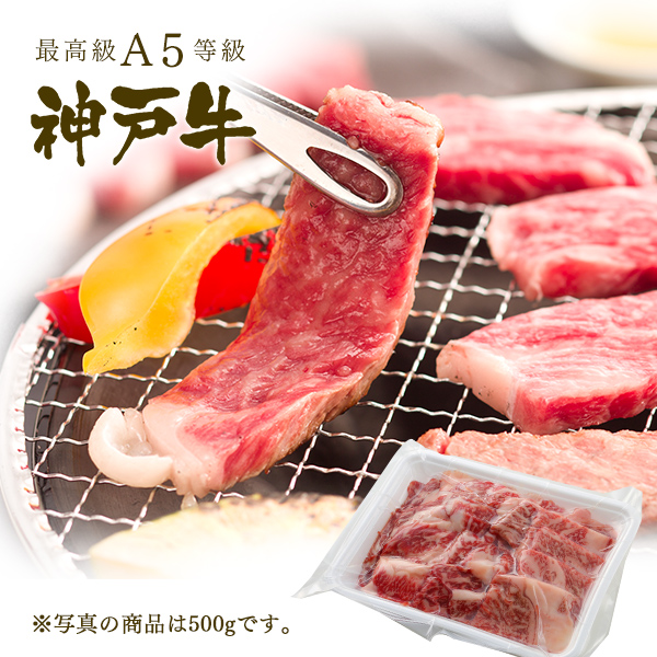 [お徳用]アウトレット A5等級神戸牛  焼肉・BBQ セット (500g・1kg・1.5kg)
