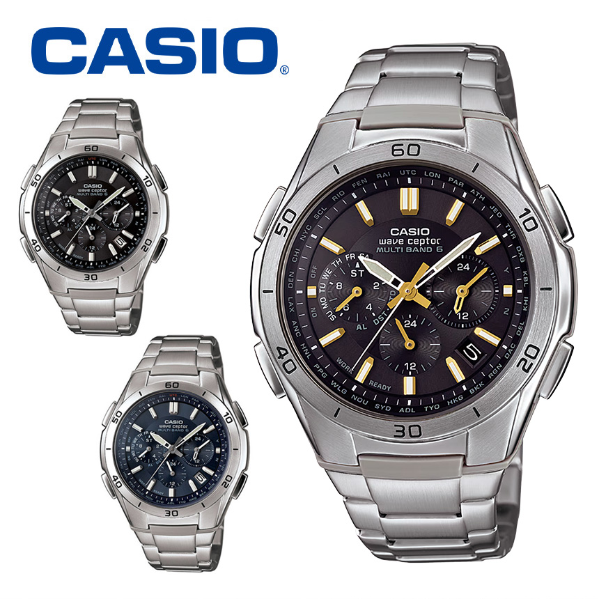 【送料無料】カシオ CASIO 電波ソーラー腕時計マルチバンド6【国内正規品】【後払い不可】