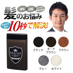 簡単増毛ウェルシークレット 1個＜内容量20g＞【メール便送料無料】【ポイント5倍】薄毛、白髪のお悩みをサッと解決！