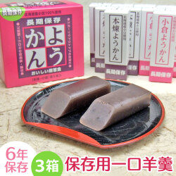 保存用一口羊羹（50g×10本） 3箱セット【送料無料】