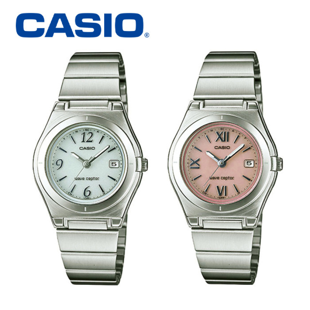 カシオ CASIO 電波ソーラー腕時計 ウェーブセプター wave cepter LWQ  