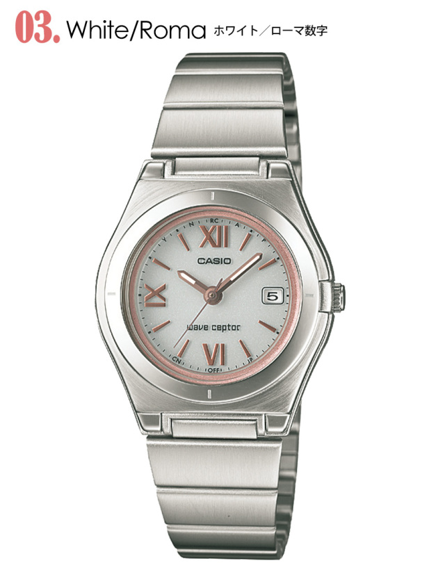 カシオ CASIO 電波ソーラー腕時計 ウェーブセプター wave cepter LWQ  