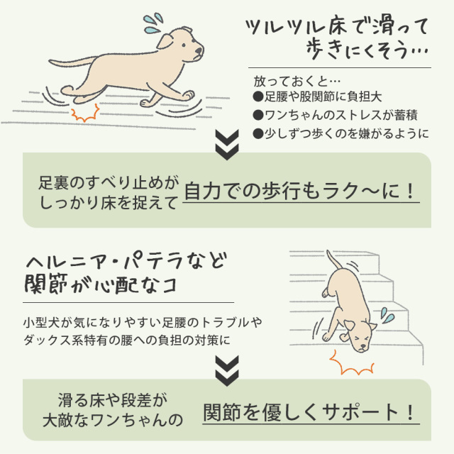 ペット用滑り止めフットパッド PAW WING （Grip plus）【3個組】☆PAW