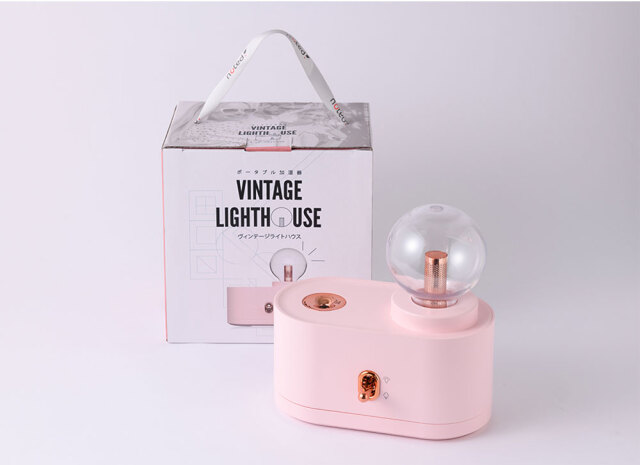 ライトハウスルックグッド 充電式卓上加湿器ヴィンテージライトハウス VL-1145P☆ヴィンテージ