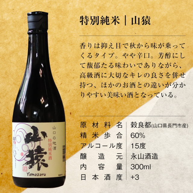 日本酒3本セット　タカヒロ 山口県の日本酒3本セット【高級おつまみ＆酒器（山根青玩作