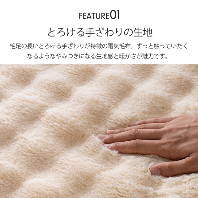 【とろける手ざわり】QUADS 電気毛布 トロン エコ 省エネ  ダニ退治機能 Amazon.co.jp : QUADS(クワッズ) とろける手ざわり 電気毛布