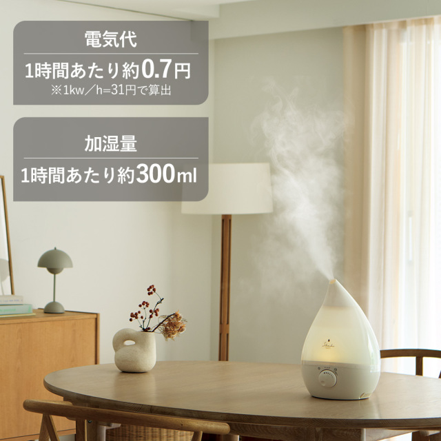 超音波式アロマ加湿器SHIZUKU touch+☆保育士推奨！抗菌カートリッジ