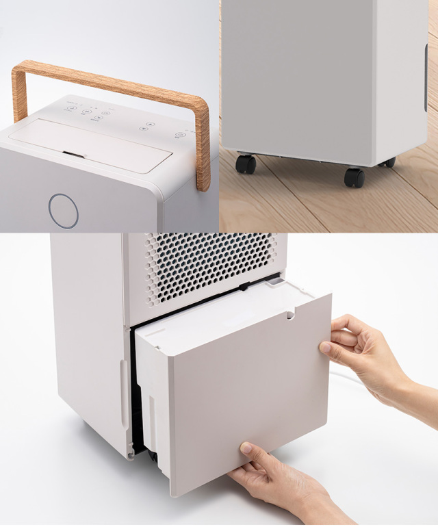 コンプレッサー式除湿機 ウッドドライ【DH-T2631】☆デザイン性と除湿