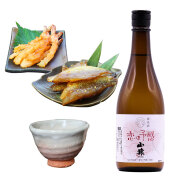 《完売》《すぐ着く便》山猿 恋の予感セット【高級海鮮おつまみ/萩焼ぐい呑（田中講平作）付き】【送料無料】