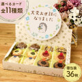 《すぐ着く便》中山製菓ロシアケーキ 36枚ギフトセット（6種×6枚）