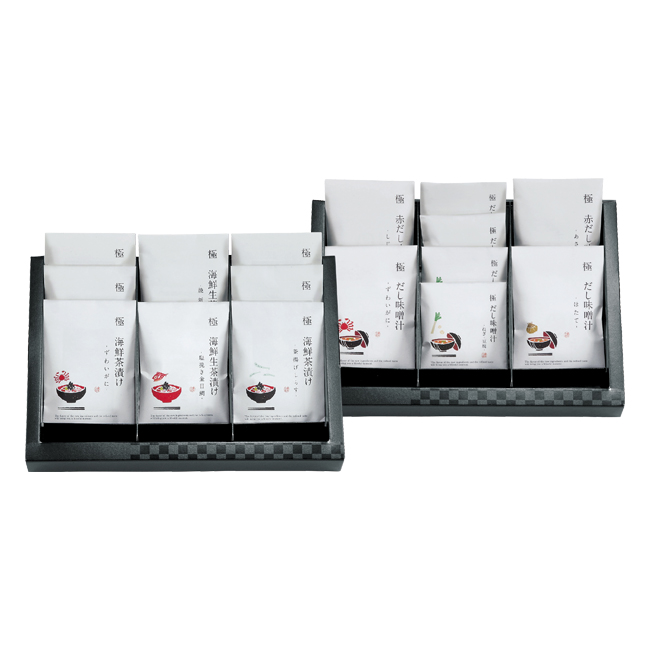 匠菴謹製　極だし　Premium　生茶漬け・だし味噌汁のギフトセット　No.110