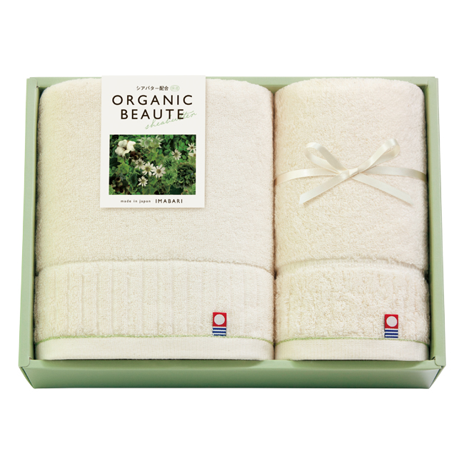 今治オーガニックボーテ バスタオル2Pセット No.80｜特選ギフト