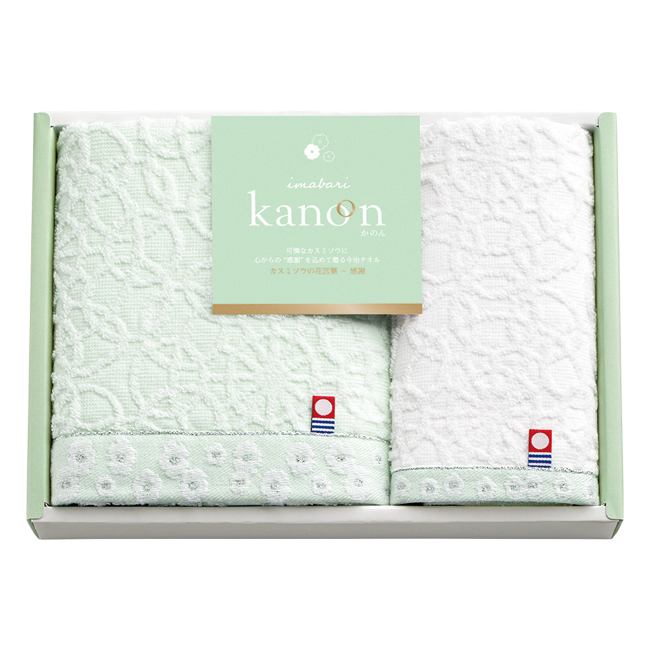 今治かのん　フェイスタオル2Pセット　No.20