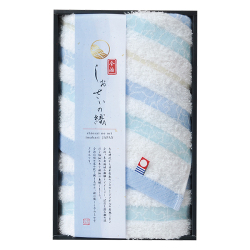 日本名産地　しおさいの織　フェイスタオル　No.10 | 初盆・新盆のお返し 割引き商品 （返：2割）