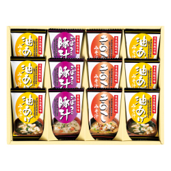 フリーズドライ「お味噌汁三種の味詰合せ」　No.30