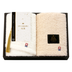 IMABARI殿堂　-天然水仕上げ-　フェイスタオル2Pセット　No.50