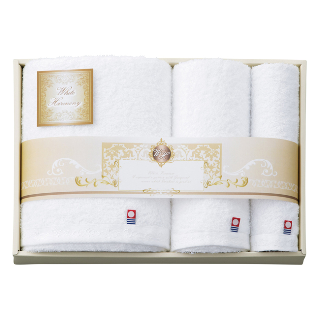 ホワイトハーモニー タオルセット No.50｜初盆・新盆のお返し 40％OFF
