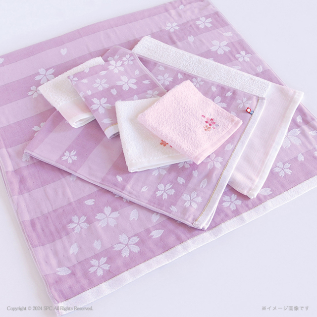 今治×泉州桜づくし ハンド・フェイスタオルセット No.15（エコのし限定