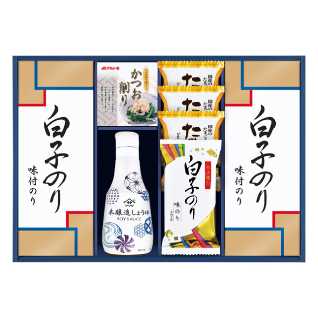 ヤマサ鮮度しょうゆ＆白子のり詰合せ No.30 割引き商品｜香典返し.JP
