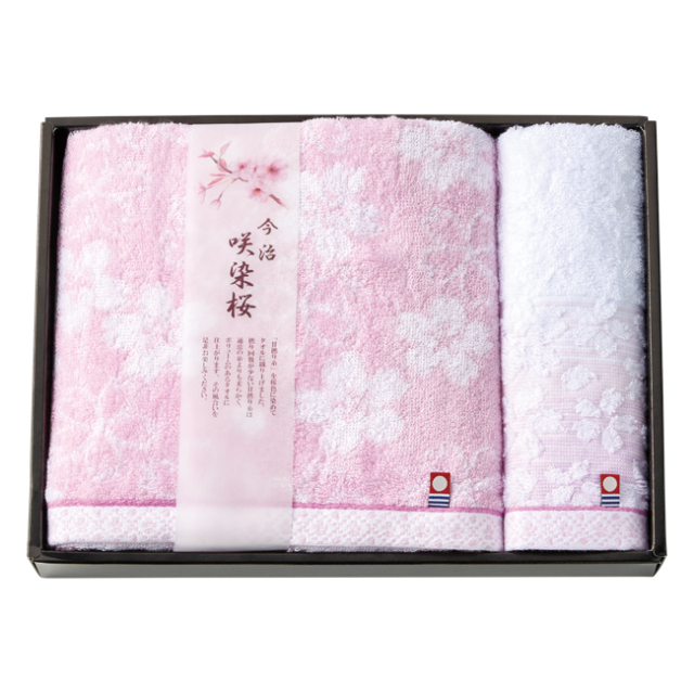 送料無料】 咲染桜 タオルセット No.30｜香典返し.JP