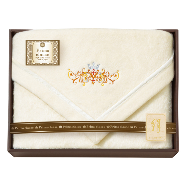 Prima classe クリーム色 毛布 送料無料】 プリマクラッセ シルク毛布（毛羽部分） No.250｜香典返し.JP