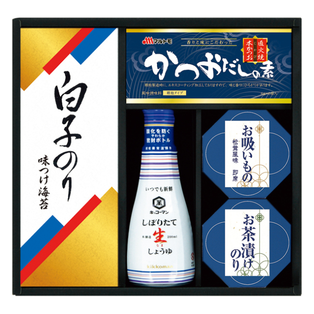 送料無料】 キッコーマン生しょうゆ&白子のり食卓詰合せ No.20 ...