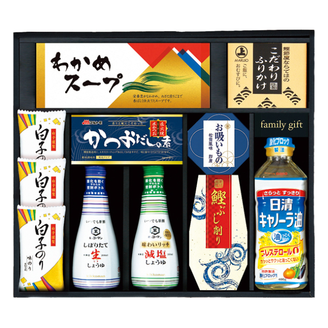 【送料無料】 キッコーマン生しょうゆ&白子のり食卓詰合せ No.50 ※消費税・8% キッコーマン生しょうゆ&白子のり食卓詰合せ No.50