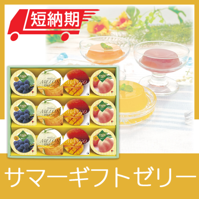 お急ぎ便対応】サマーギフトゼリー No.20 （メーカー包装済商品につき
