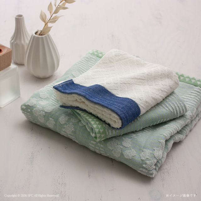 SUI-翠- 今治・泉州 フェイスタオル・ハンドタオルセット No.15（エコ