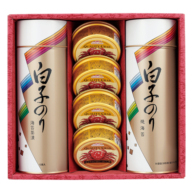 白子のり のりとカニ缶詰合せ No.50｜特選ギフト｜｜香典返し.JP