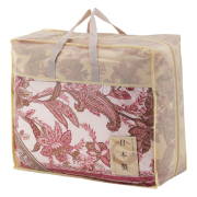 日本製　羽毛ふとん　No.500 （ピンク）