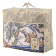 日本製　羽毛ふとん　No.500 （ブルー）