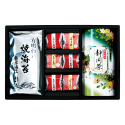 静岡茶・有明海苔・南高梅詰合せ（包装済）　No.35