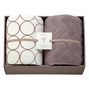 グランフランセヌーベル　ハイソフトタッチ　マイヤー毛布＆吸湿発熱綿入り敷パット　No.150　（アイボリー）