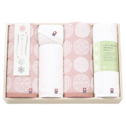 今治　さくらいろは　バス2P・フェイス2P・ハンドタオルセット　No.100