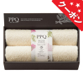 PPQ　プランツパワークォリティ　オーガニックコットン　フェイスタオル2P　No.20 【割引きクーポン対象】