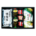 静岡茶・有明海苔・南高梅・味噌汁詰合せ（包装済）　No.40