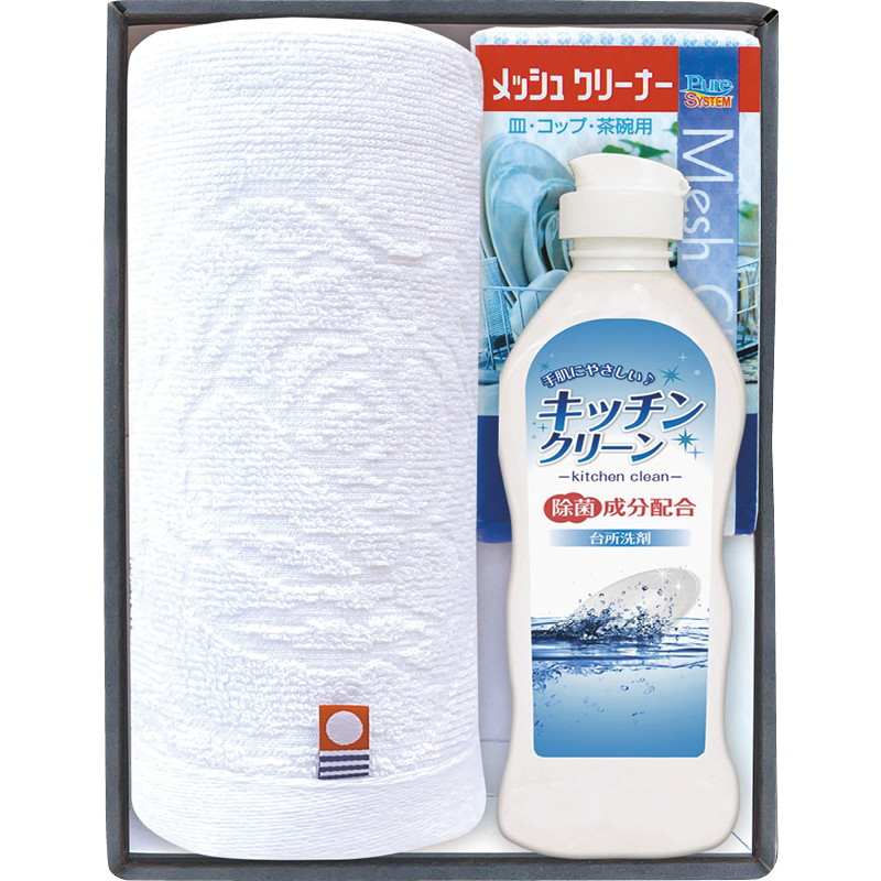 今治産タオル＆キッチン洗剤セット（B1056-555）｜一括お届け