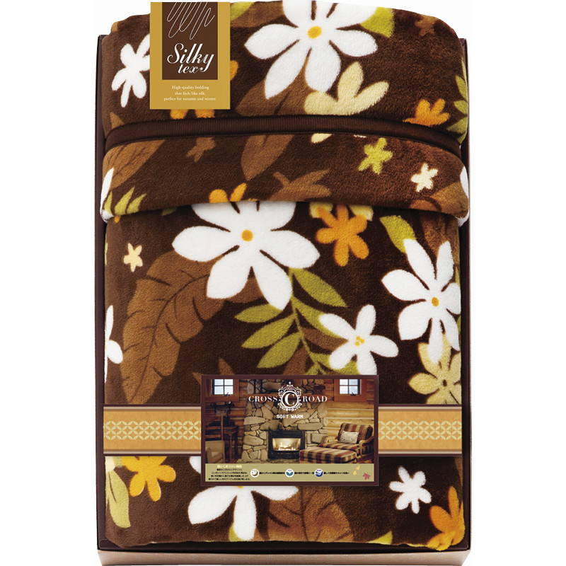 【送料無料】クロスロード柔らか毛布 B1137-586