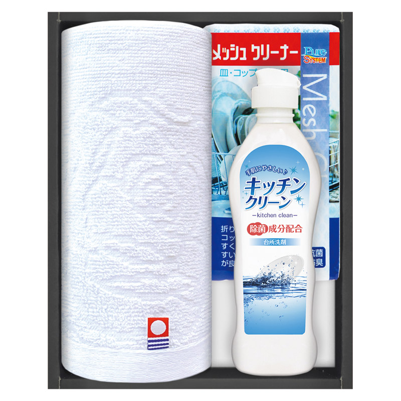 【一括お届け】今治タオル＆キッチン洗剤セット B2056-098