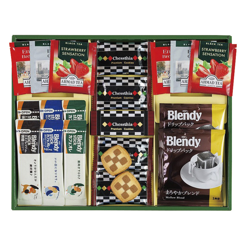 【一括お届け】ブレイクタイム クッキー＆コーヒー＆紅茶 B2060-120