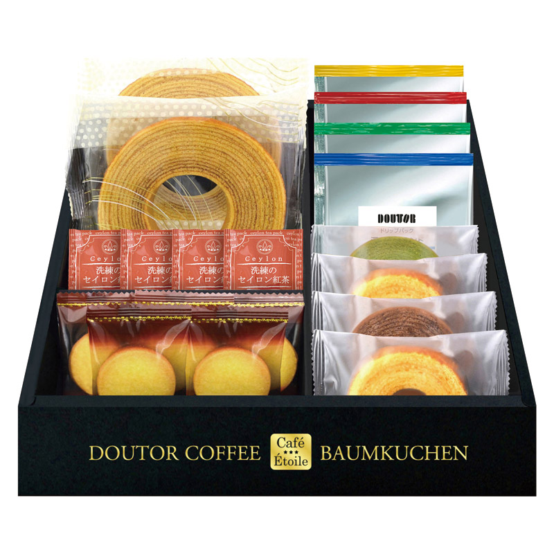 【送料無料】Cafe Etoileドトールコーヒー＆バウムクーヘンセット B2095-097