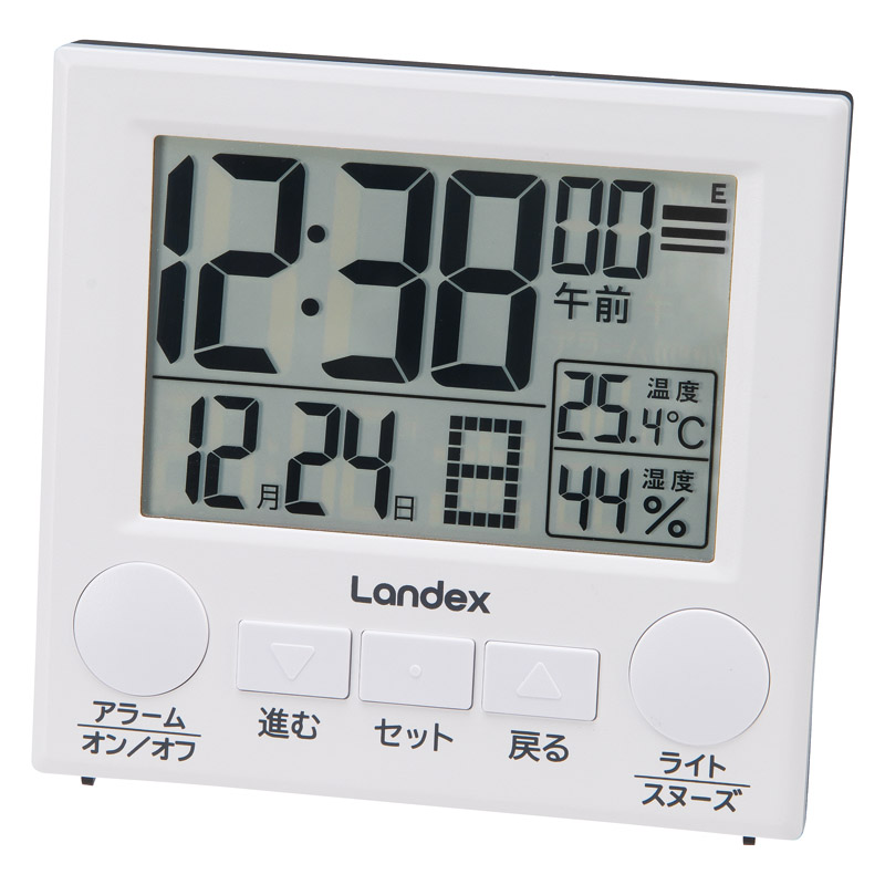 【送料無料】ランデックスデジタル電波置時計 ラクミエル B2116-085