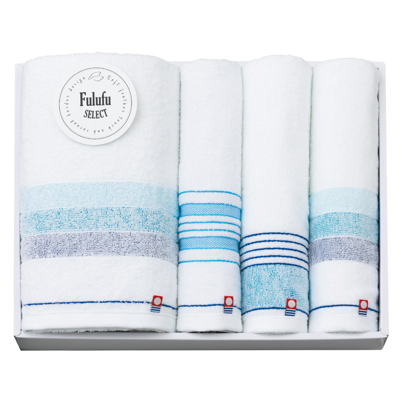 【送料無料】今治Fulufu SELECT（フルフセレクト）タオルセット B2131-035