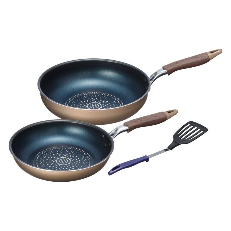 【送料無料】ブラナーノIIIH対応フライパン26cm＆いため鍋28cm（ターナー付） B2151-047