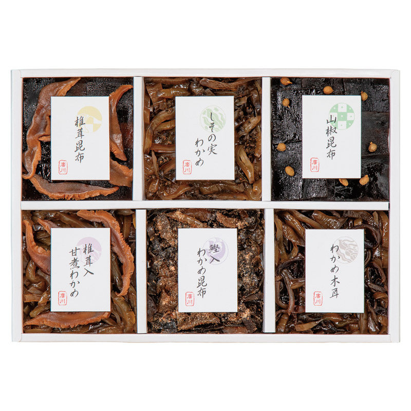 【送料無料】廣川昆布御昆布 佃煮6品詰合せ H20610【返品対象】