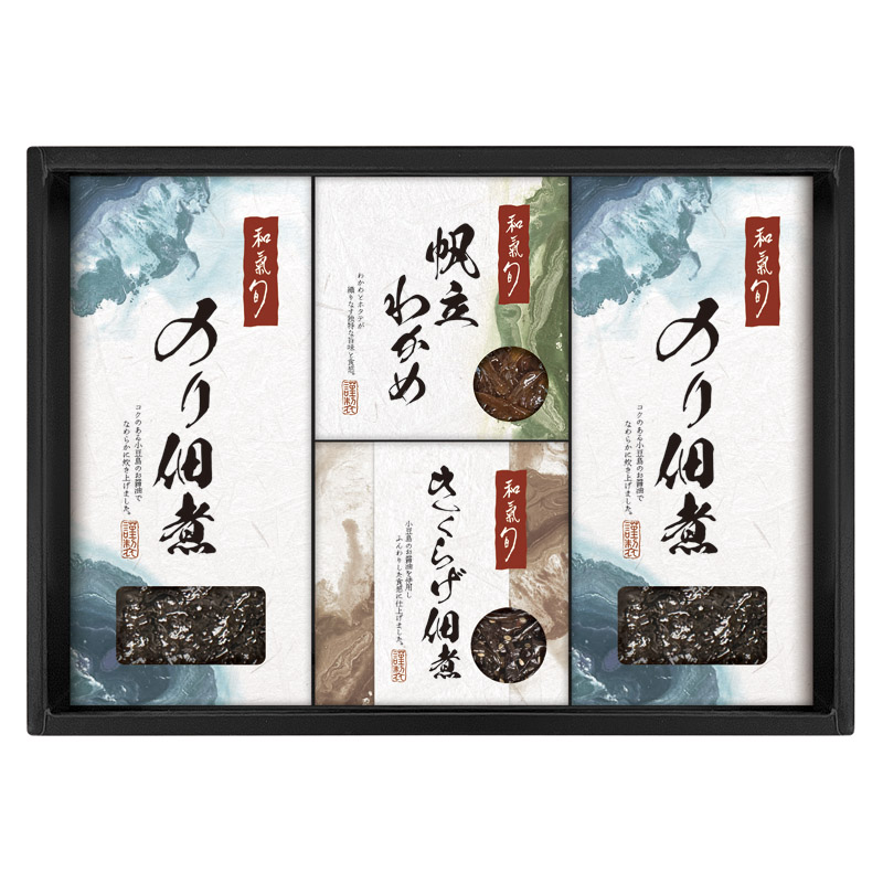 【一括お届け】和氣 旬 監修佃煮詰合せ L1011-029