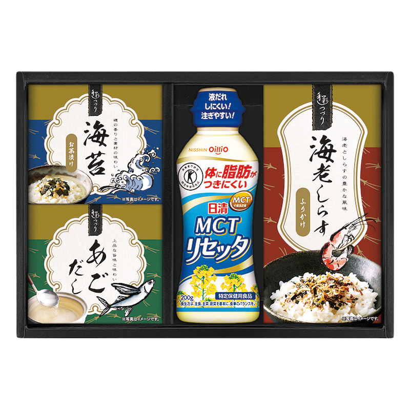 【一括お届け】日清MCTリセッタ＆和風詰合せ L1056-017