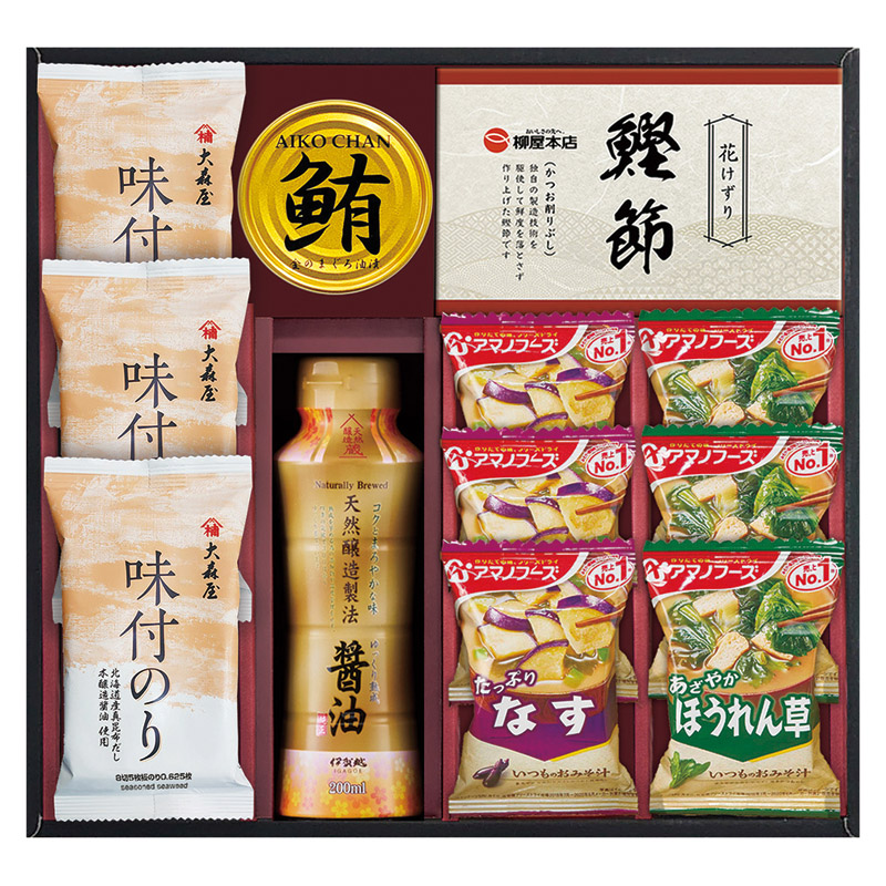 【送料無料】アマノフーズ＆大森屋味付のりギフト L1062-060
